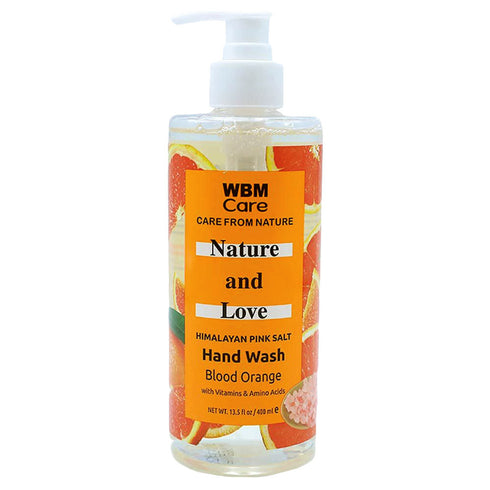 Nature and Love Liquid Hand Wash Blood Orange - 13.5 fl oz | WBM CARE